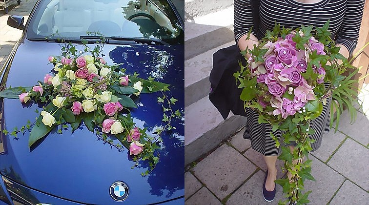 Hochzeitschmuck Rosen